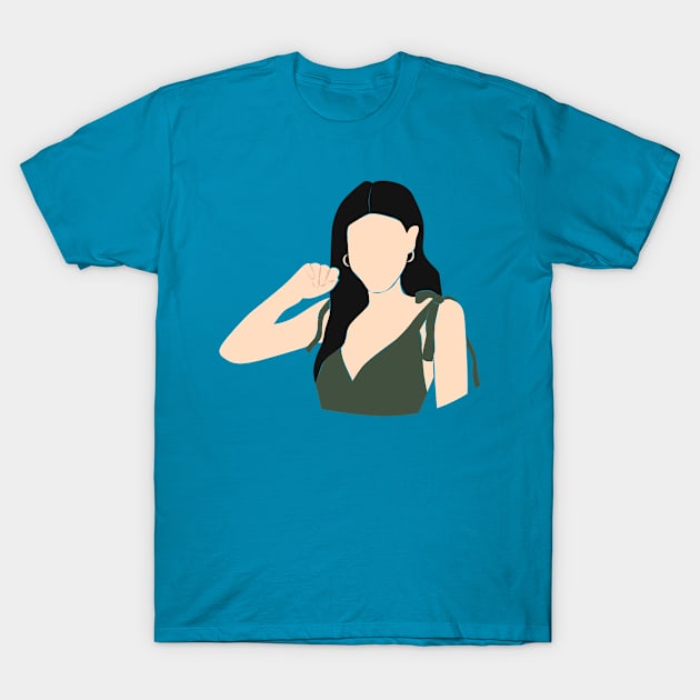 A woman without a face. T-Shirt by BlashkaShop